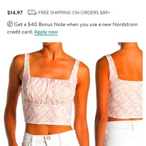 Summer top pink and purple